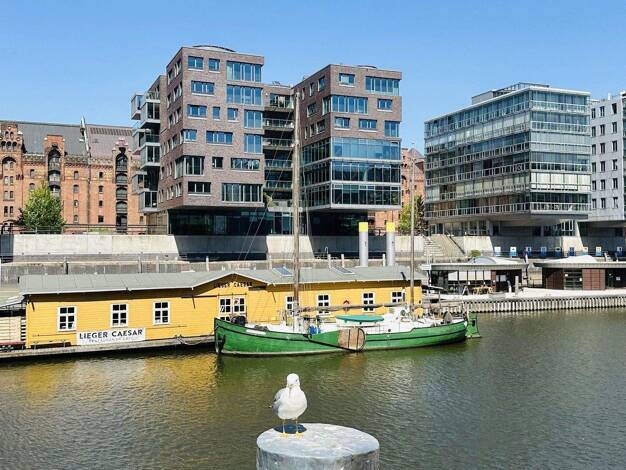 Wohnung zur Miete 1.990 € 2 Zimmer 95 m² 5. Geschoss Sandtorkai 64 HafenCity Hamburg 20457