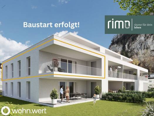 Terrassenwohnung zum Kauf - Erstbezug 650.000 € 5 Zimmer 93,3 m² 1. Geschoss Kalkofenweg 24 B+C Götzis 6840