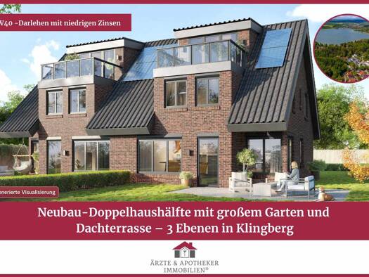 Doppelhaushälfte zum Kauf - Erstbezug 699.000 € 6 Zimmer 145,6 m² 425,2 m² Grundstück Klingberg Scharbeutz 23684