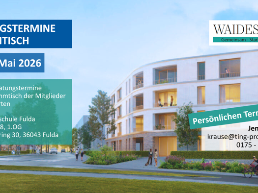 Wohnung zum Kauf - Neubau provisionsfrei 62.000 € 2 Zimmer 57,8 m² EG Innenstadt Fulda 36037