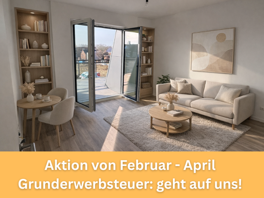 Wohnung zum Kauf - Erstbezug provisionsfrei 309.000 € 2 Zimmer 56,3 m² 3. Geschoss frei ab sofort Margarethenstraße 12 Elmshorn 25336