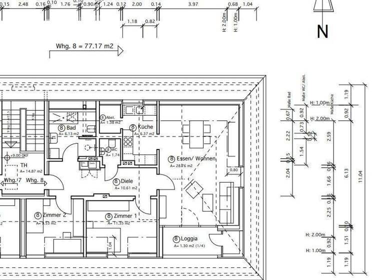 Wohnung zum Kauf 279.000 € 3 Zimmer 98 m² 3 Geschosse frei ab sofort Beurig Saarburg 54439