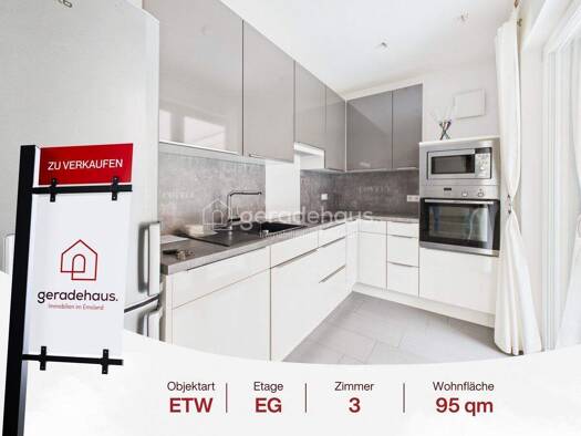 Wohnung zum Kauf 274.900 € 3 Zimmer 95 m² Lingen 49808