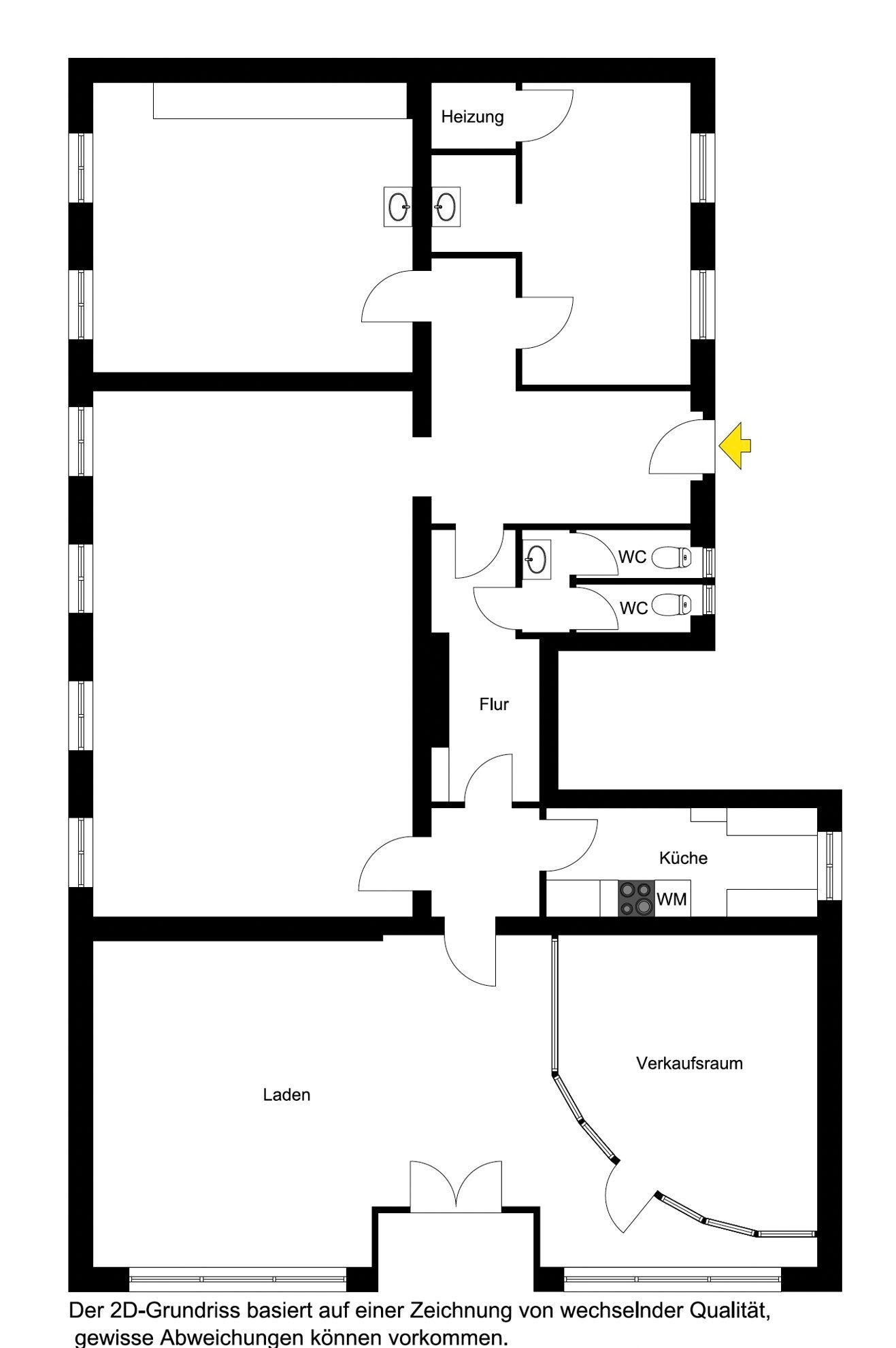 Bürofläche zur Miete 2.270 € 227 m²<br/>Bürofläche Weißenburgstraße 5 Innerer Osten Regensburg 93055