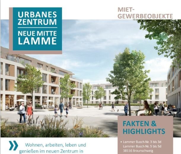 Verkaufsfläche zur Miete 1.453 € 145,3 m²<br/>Verkaufsfläche Lamme Braunschweig 38116