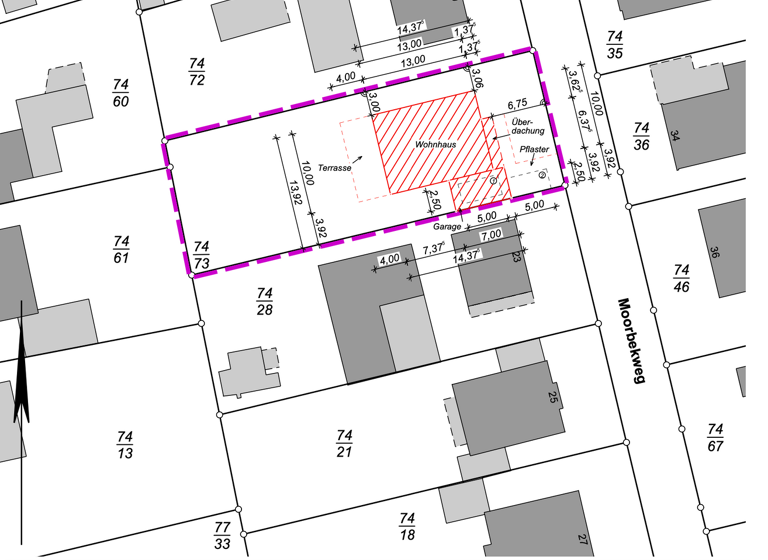 Grundstück zum Kauf 792 m² Grundstück Moordeich Stuhr 28816