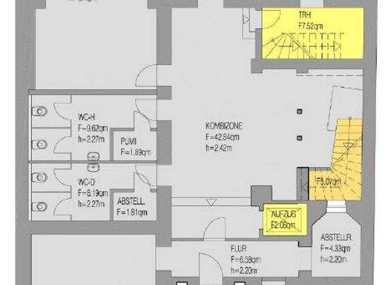 Bürogebäude zur Miete provisionsfrei 20 € 1.196,9 m² Bürofläche teilbar ab 140,6 m² Unterbilk Düsseldorf 40213