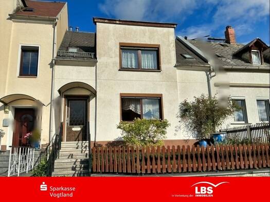 Reihenmittelhaus zum Kauf 82.000 € 4 Zimmer 69 m² 262 m² Grundstück Oelsnitz Oelsnitz 08606