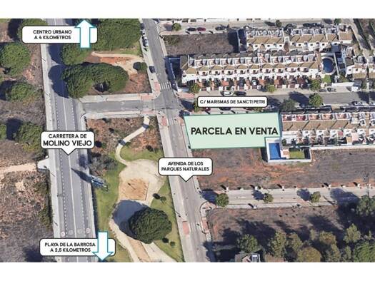 Acker-/Waldstück zum Kauf 550.000 € Molino Viejo 16 Chiclana de la Frontera 11130
