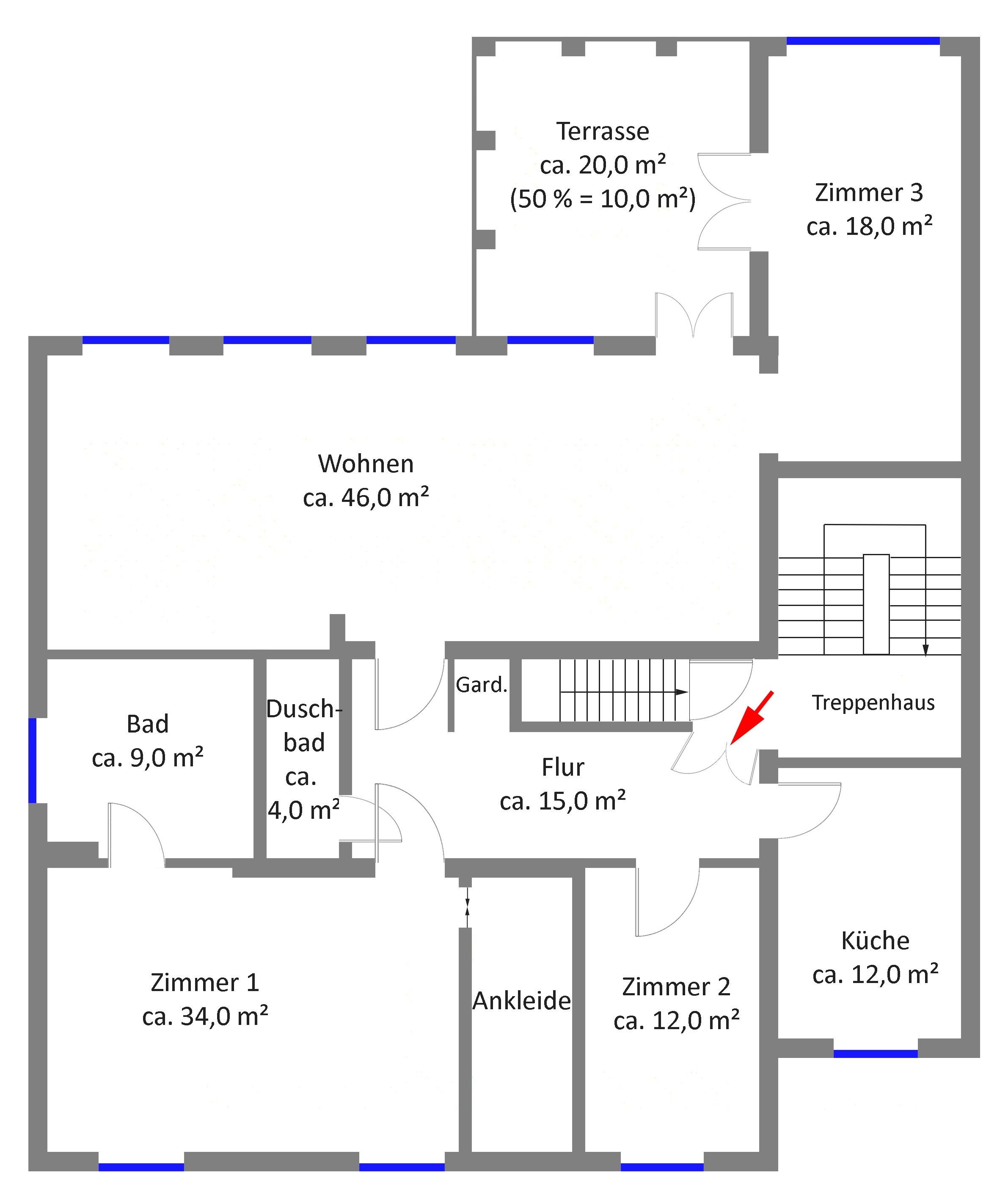 Wohnung zum Kauf 2.260.000 € 4 Zimmer 160 m²<br/>Wohnfläche 2.<br/>Geschoss Palmaille 57 Altona - Altstadt Hamburg 22767