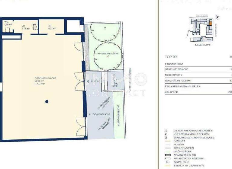 Praxis zum Kauf - Erstbezug provisionsfrei 3.239 € 1 Zimmer Wien 1230