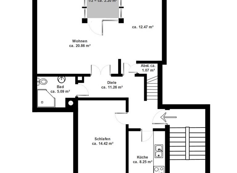 Maisonette zum Kauf 469.000 € 2 Zimmer 75,6 m² Lurup Hamburg 22547
