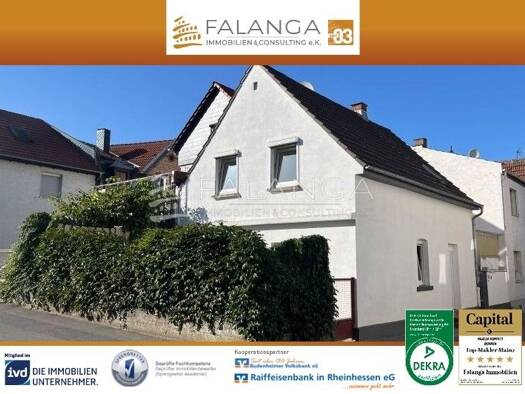 Einfamilienhaus zur Miete 1.350 € 3 Zimmer 110 m² 125 m² Grundstück Mombach Mainz 55120