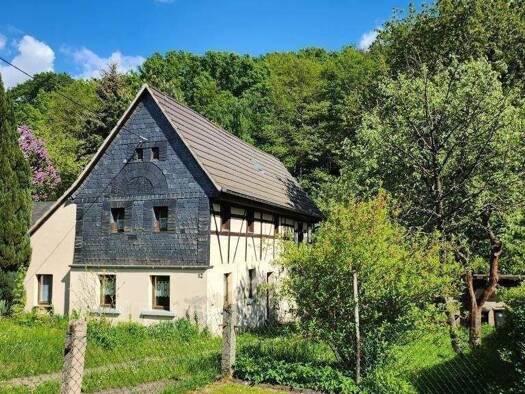 Haus zum Kauf 99.900 € 4 Zimmer 100,4 m² 1.108 m² Grundstück frei ab sofort Hintere Dorfstraße Hopfgarten Frohburg 04654