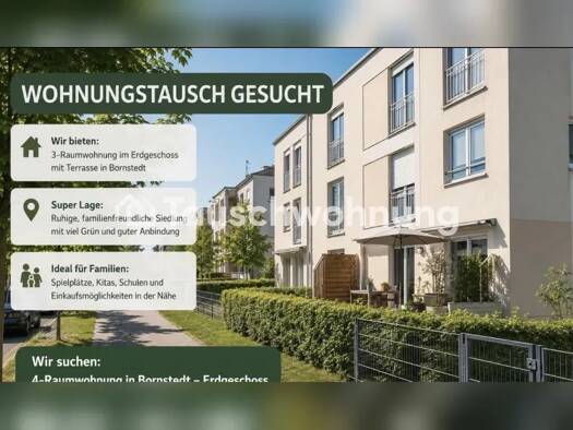 Wohnung zur Miete Tauschwohnung 1.000 € 3 Zimmer 76 m² Bornstedt Potsdam 14469