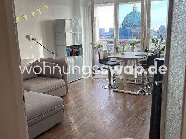 Studio zur Miete Tauschwohnung 450 € 2 Zimmer 50 m² 16. Geschoss Mitte Berlin 10178
