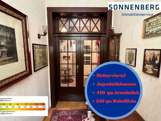 Reihenmittelhaus zum Kauf 890.000 € 240 m² 440 m² Grundstück Löbervorstadt Erfurt 99096