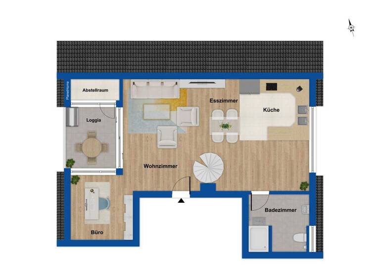 Maisonette zum Kauf 299.000 € 2 Zimmer 69 m² 5. Geschoss Innenstadt Fürth 90762