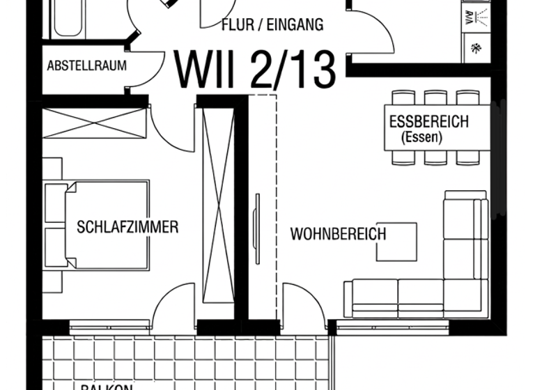 Wohnung zum Kauf 200.000 € 2,5 Zimmer 60,1 m² 1. Geschoss Langenargen 88085