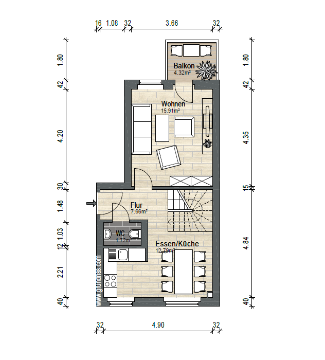 Maisonette zum Kauf 249.000 € 3 Zimmer 74 m²<br/>Wohnfläche 2.<br/>Geschoss 01.03.2025<br/>Verfügbarkeit Seidnitz-Nord (Altenberger Str.) Dresden 01277