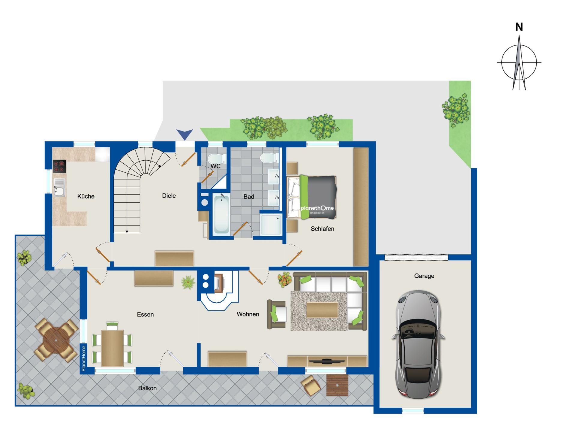 Einfamilienhaus zum Kauf 1.090.000 € 5 Zimmer 206,7 m²<br/>Wohnfläche 696 m²<br/>Grundstück Westried Murnau am Staffelsee 82418