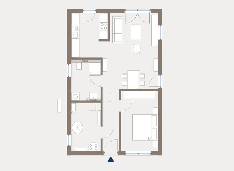 Haus zum Kauf provisionsfrei 210.219 € 2 Zimmer 66,9 m² 520 m² Grundstück Kellenbach 55606