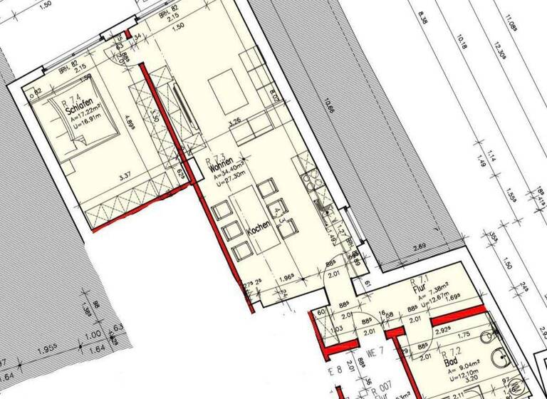 Wohnung zur Miete - Erstbezug 646 € 2 Zimmer 68 m² 1. Geschoss Oschersleben 39387
