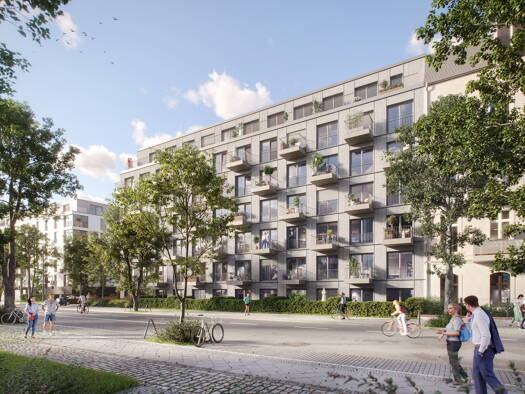 Wohnung zum Kauf - Neubau provisionsfrei 549.500 € 2 Zimmer 64,2 m² 2. Geschoss Thulestraße 48 Pankow Berlin 13189