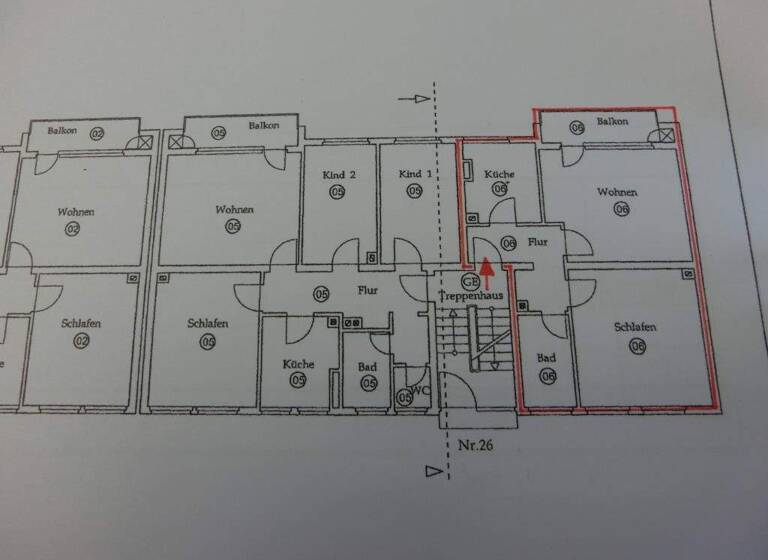 Wohnung zum Kauf provisionsfrei 127.500 € 2,5 Zimmer 54 m² EG Röckenstraße 26 Katernberg Essen 45327