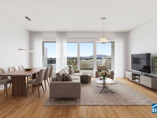Wohnung zur Miete - Erstbezug 691 € 2 Zimmer 56,6 m² 9. Geschoss frei ab 01.09.2026 Fröhlichgasse 29 Jakomini Graz 8010
