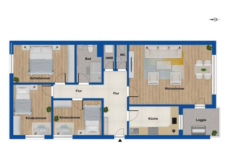 Wohnung zum Kauf 219.000 € 4 Zimmer 98 m² 3. Geschoss Kirchdornberg Bielefeld 33619