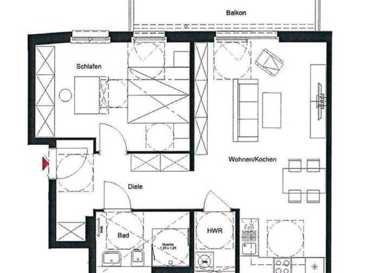 Wohnung zur Miete 1.288 € 2,5 Zimmer 68,2 m² 5. Geschoss frei ab 11.04.2026 Löwenberger Straße 5 Friedrichsfelde Berlin 10315