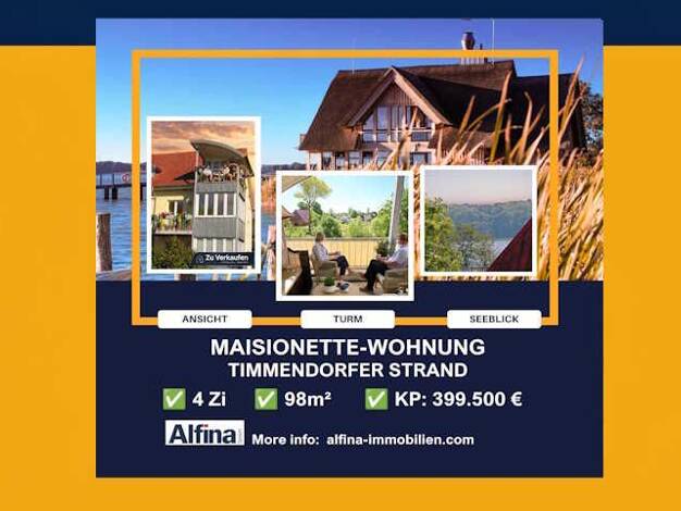 Maisonette zum Kauf provisionsfrei 399.500 € 4 Zimmer 100 m² 2 Geschosse frei ab sofort Hemmelsdorf Timmendorfer Strand 23669
