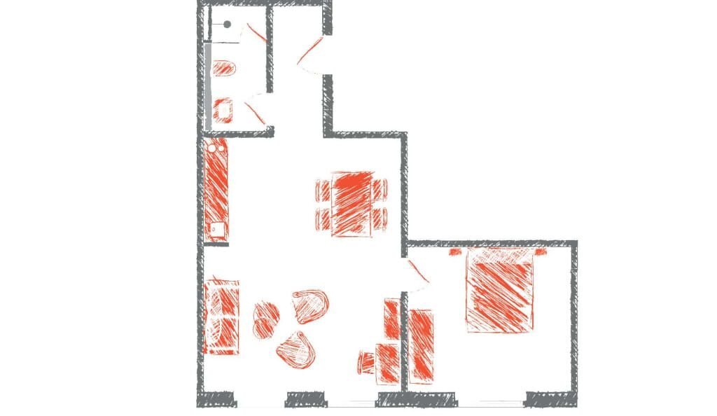 Wohnung zur Miete Wohnen auf Zeit 2.967 € 2 Zimmer 50 m²<br/>Wohnfläche 23.12.2024<br/>Verfügbarkeit Große Fleischergasse Zentrum Leipzig 04109