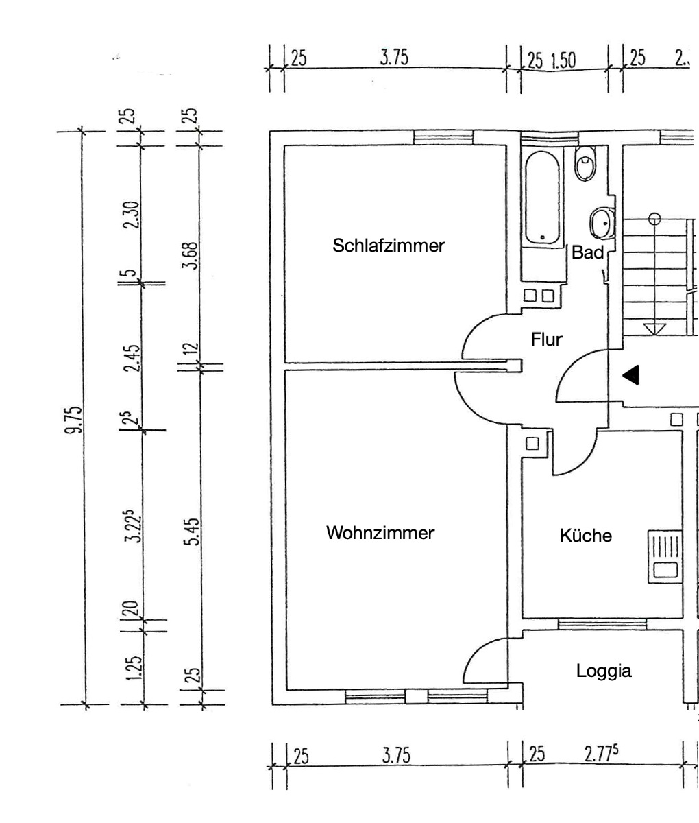 Wohnung zum Kauf 199.000 € 2 Zimmer 52 m²<br/>Wohnfläche 2.<br/>Geschoss Wahlbezirk 03 Bad Homburg vor der Höhe 61348