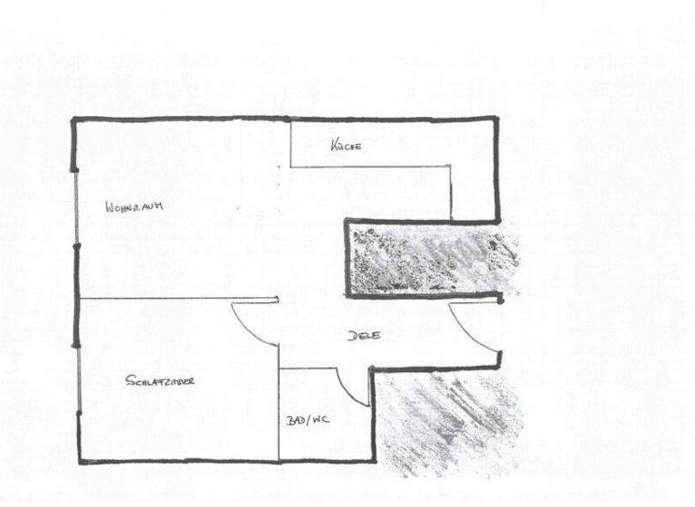 Wohnung zur Miete 850 € 2 Zimmer 35 m² 1. Geschoss Mutters 6162