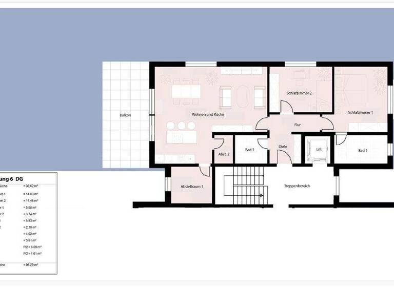 Wohnung zum Kauf 485.000 € 3 Zimmer 96 m² 2. Geschoss Vechelde 38159