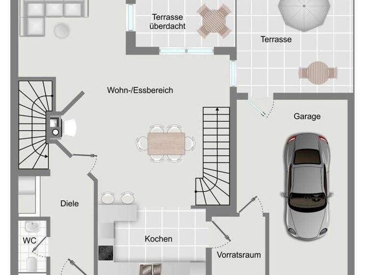 Doppelhaushälfte zum Kauf 569.950 € 4,5 Zimmer 154 m² 406 m² Grundstück Langerringen 86853