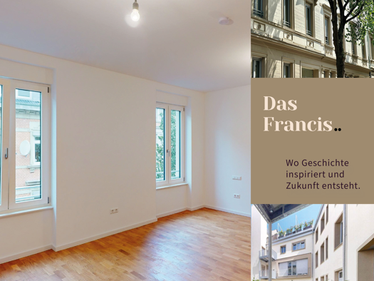 Wohnung zur Miete 1.750 € 3 Zimmer 106,2 m² 2. Geschoss Moningerstraße 9 Weststadt Karlsruhe 76135