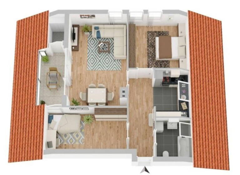 Wohnung zur Miete 800 € 3 Zimmer 72 m²<br/>Wohnfläche Dachgeschoss, 5.<br/>Geschoss 01.06.2025<br/>Verfügbarkeit Wacholderstr. 37 Hessental Schwäbisch Hall 74523