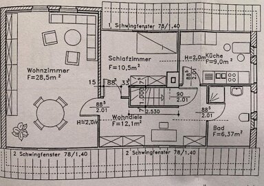 Wohnung zur Miete 400 € 2 Zimmer 65 m² 2. Geschoss frei ab 01.02.2025 Stendal Stendal 39576