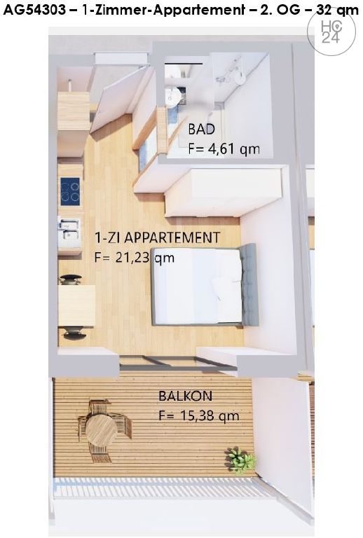 Wohnung zur Miete Wohnen auf Zeit 690 € 1 Zimmer 32 m²<br/>Wohnfläche 09.12.2024<br/>Verfügbarkeit Kaufbeuren Kaufbeuren 87600