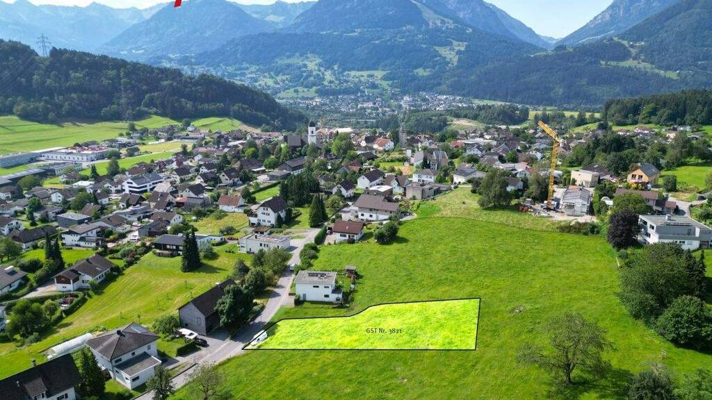 Freizeitgrundstück zum Kauf 543.750 € 725 m² Grundstück Badidastraße Göfis 6811