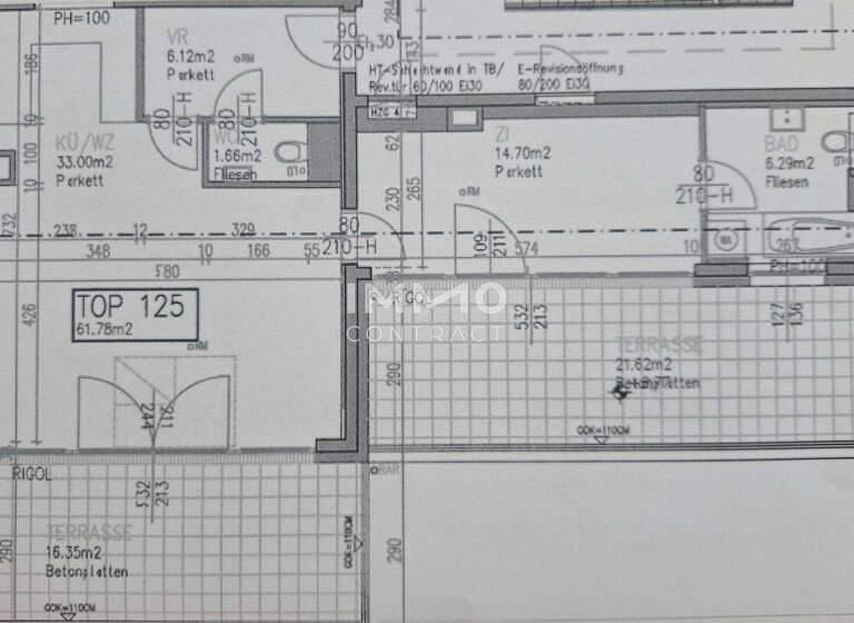 Terrassenwohnung zum Kauf 389.000 € 2 Zimmer 61,8 m² frei ab sofort Wien 1220