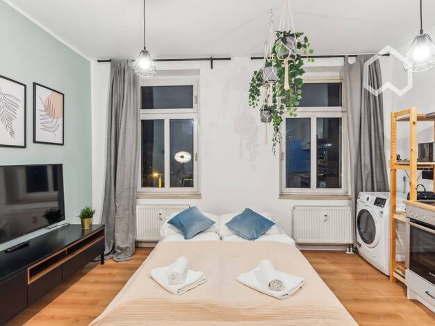 Wohnung zur Miete Wohnen auf Zeit 1.590 € 2 Zimmer 45 m² frei ab sofort Eutritzsch Leipzig 04129