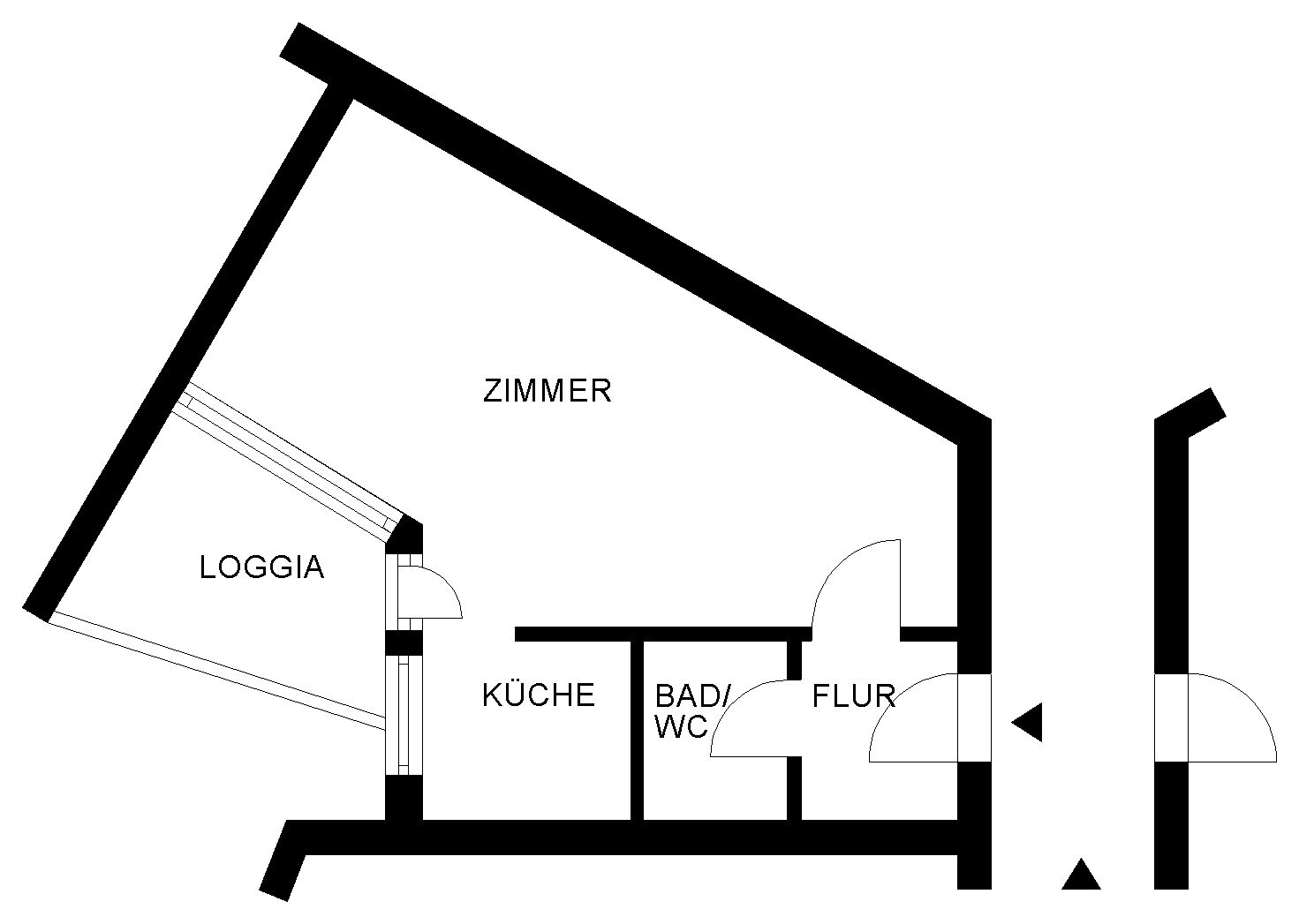 Wohnung zur Miete 307 € 1 Zimmer 39,1 m²<br/>Wohnfläche 1.<br/>Geschoss ab sofort<br/>Verfügbarkeit Schulenburgallee 11 Tiergartenbreite Wolfsburg 38448