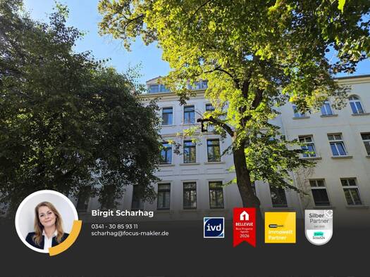 Wohnung zur Miete 845 € 3 Zimmer 64,3 m² 1. Geschoss Wilhelminenstraße 34 Eutritzsch Nord 04129