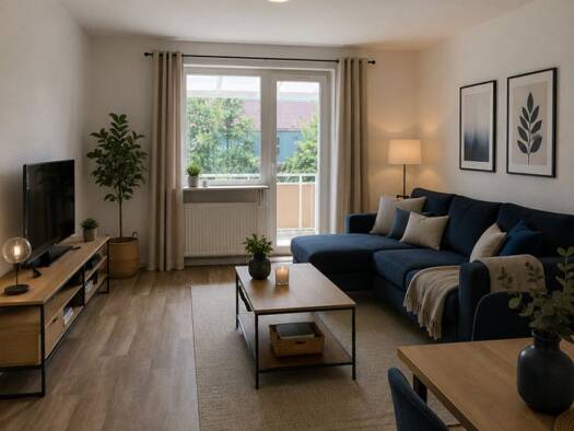 Wohnung zur Miete 385 € 3 Zimmer 60,2 m² 3. Geschoss Schlotheimer Ring 41 Mühlhausen Mühlhausen/Thüringen 99974