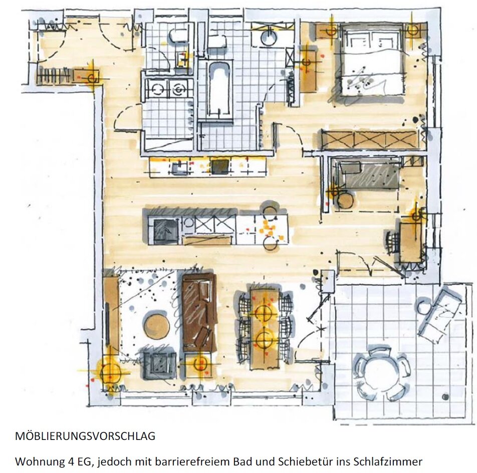 Wohnung zum Kauf provisionsfrei 545.000 € 3,5 Zimmer 114 m²<br/>Wohnfläche Erzingen Klettgau / Erzingen 79771