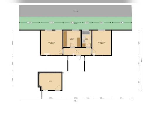 Wohnung zur Miete Tauschwohnung 400 € 2 Zimmer 50 m² EG Adlershof Treptow-Köpenick 12489